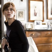 Claudia Pandolfi in una sequenza di Due partite