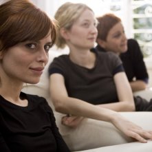 Claudia Pandolfi sul set di Due partite