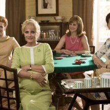 Marina Massironi, Isabella Ferrari, Margherita Buy e Paola Cortellesi sul set del film Due partite