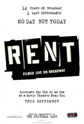 La locandina di Rent: Filmed Live on Broadway