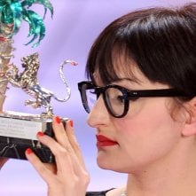 Arisa, vincitrice della sezione 'Nuove proposte' del Festival di Sanremo 2009