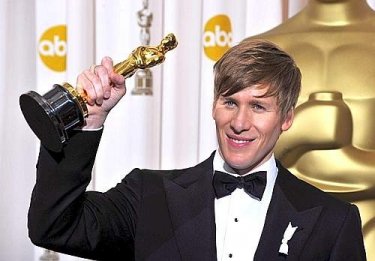 Oscar 2009: Dustin Lance riceve l'Oscar per la sceneggiatura di Milk
