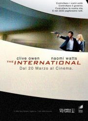 La locandina italiana di The International