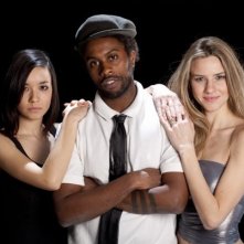 Marzia Fontana con gli altri conduttori di AREA 24 - il web music contest di Alice - Tutta un'altra musica