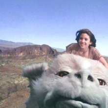 Atreiu e il Fortunadrago protagonisti di un folle volo ne La storia infinita