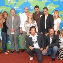 Il cast del film il Soffio dell'Anima a Venezia 2007: Flavio Montrucchio, Lucrezia Piaggio, Giampiero Lisarelli, Crisula Stafida con Valentina Lippi Bruni e i produttori.