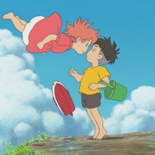 Un'immagine del film Ponyo sulla scogliera, diretto dal genio dell'animazione Hayao Miyazaki