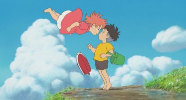 Un'immagine del film Ponyo sulla scogliera, diretto dal genio dell'animazione Hayao Miyazaki