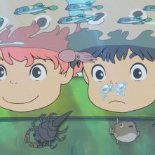 Un'immagine del film Ponyo sulla scogliera, diretto dal maestro dell'animazione Hayao Miyazaki