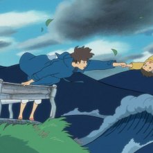 Un'immagine del film Ponyo sulla scogliera, diretto dal maestro Hayao Miyazaki