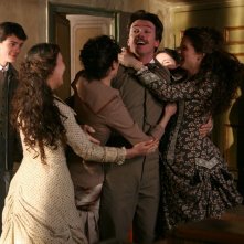 Una foto di scena della fiction Rai su Giacono Puccini