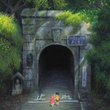 Una scena del film d'animazione Ponyo sulla scogliera di Hayao Miyazaki