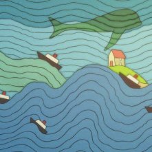 Una scena di Ponyo sulla scogliera