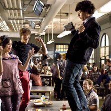 Anna Maria Perez De Tagle, Paul McGill, Paul Iacono, Kay Panabaker e Asher Book in una scena del film Fame