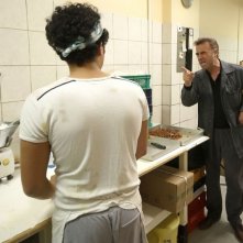 Massimo Ghini in una scena del tv-movie Sui tuoi passi