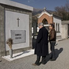 Ricky Tognazzi ed Enzo Iacchetti in una scena del film L'ultimo crodino