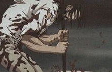 Una scena del corto Tales of the Black Freighter