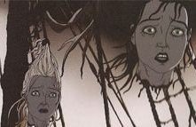 Una scena tratta dal corto Tales of the Black Freighter