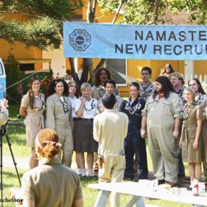 Foto di gruppo dell'episodio Namaste di Lost