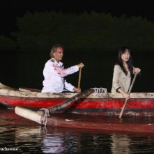 Jeff Fahey e Yunjin Kim in una scena dell'episodio Namaste di Lost