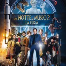 La locandina italiana di Notte al museo 2: la fuga