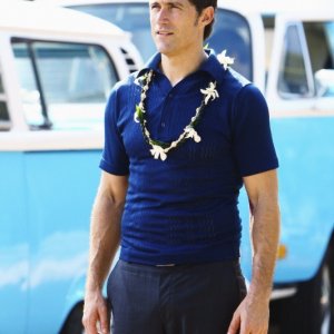 Matthew Fox è Jack in una scena dell'episodio Namaste di Lost