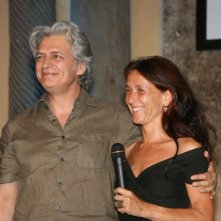 Ortensia De Francesco accanto a Fabrizio Bentivoglio