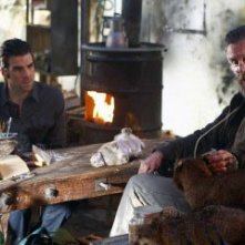 John Glover e Zachary Quinto in una scena dell'episodio Shades of Gray da Heroes