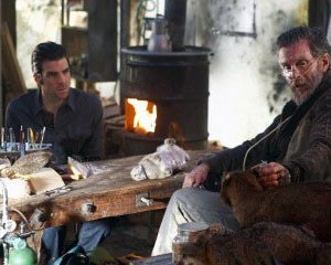 John Glover e Zachary Quinto in una scena dell'episodio Shades of Gray da Heroes