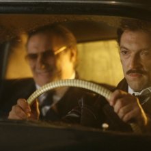 Vincent Cassel in una sequenza del biopic Nemico pubblico n°1 - L'istinto di morte