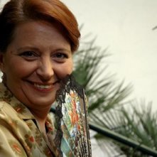 Carmen Scivittaro sul set del film Il sogno nel casello