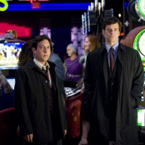 Chris Marquette e Tom Everett Scott del film Corsa a Witch Mountain