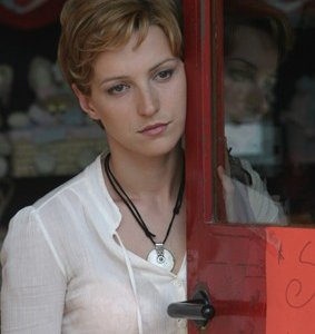 Clotilde Sabatino in una scena del film Il sogno nel casello