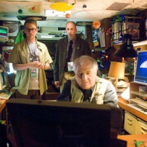 Kevin Christy, Bob Clendenin e Garry Marshall del film Corsa a Witch Mountain