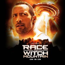 Un wallpaper del film Corsa a Witch Mountain con Dwayne Johnson