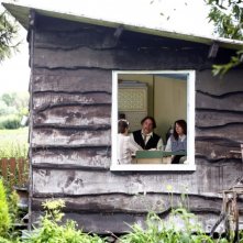 Bouli Lanners e Yolande Moreau in una scena della commedia Louise & Michel