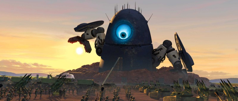 Il Misterioso Alieno Robot Del Film D Animazione Mostri Contro Alieni 108552