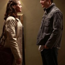 Miracle Laurie e Tahmoh Penikett in una scena dell'episodio Echoes di Dollhouse
