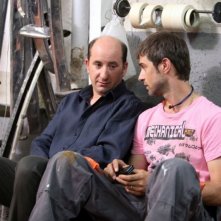 Antonio Albanese e Kim Rossi Stuart in una scena del film Una questione di cuore