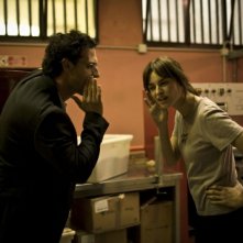 Fabio Troiano e Kasia Smutniak in una scena del film Tutta colpa di Giuda