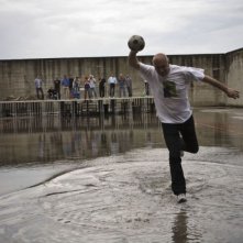 Il regista Davide Ferrario sul set del film Tutta colpa di Giuda