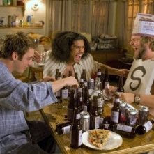 Rick Gonzalez, Bret Harrison e Tyler Labine nell'episodio A New Hope di Reaper