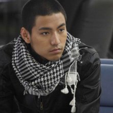 Yu Koyanagi in una scena del film Tokyo Sonata