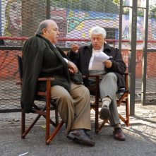 Lino Banfi E Lino Toffolo Sul Set Del Film Tv Scusate Il Disturbo 109207