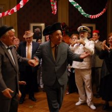 Lino Toffolo e Lino Banfi in un'immagine del tv movie Scusate il disturbo