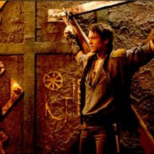 Craig Parker e Craig Horner in un faccia a faccia carico di tensione nell'episodio 'Conversion' della serie tv Legend of the Seeker