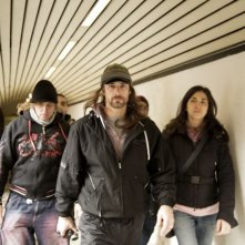 Raoul Bova in una scena di Sbirri, diretto da Roberto Burchielli