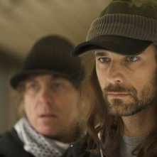 Un primo piano di Raoul Bova, protagonista del film Sbirri, diretto da Roberto Burchielli