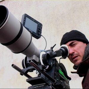 Il regista Francesco Miccichè sul set di Liberi di giocare