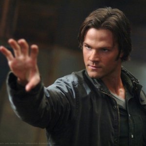 Jared Padalecki in una scena dell'episodio On the Head of a Pin di Supernatural